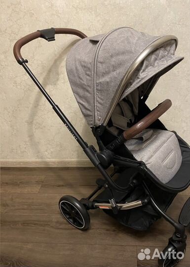 Коляска 2 в 1 Raint Brilliant серая