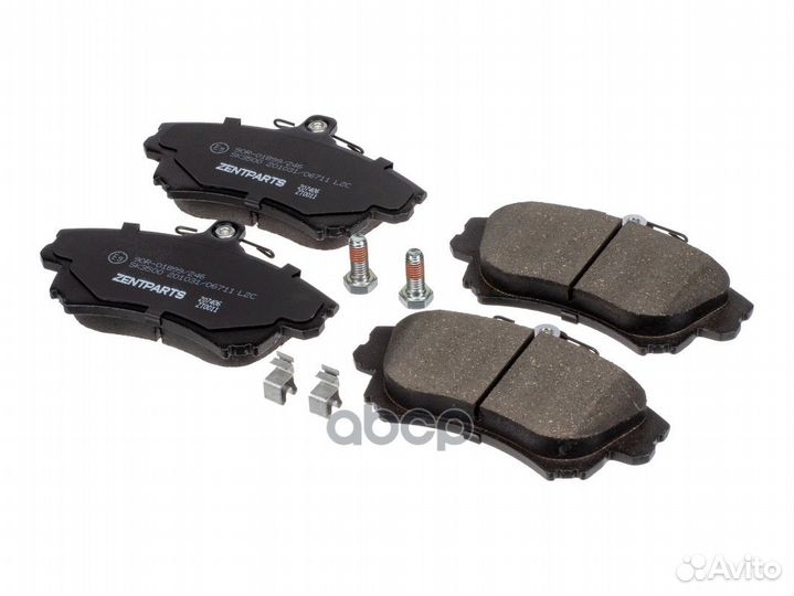 Z07406 колодки дисковые передние Mitsubishi Ca