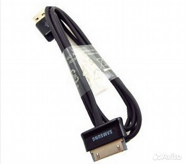 USB кабель для samsung Galaxy Tab (черный/коробка)