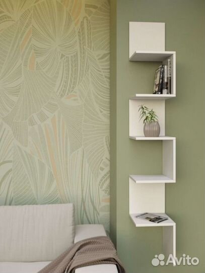 Полка настенная угловая