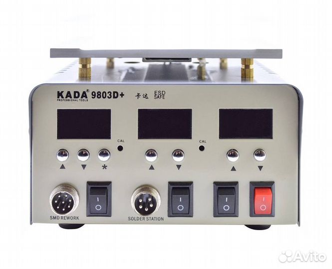 Паяльная станция kada 9803D+ паяльник фен преднагр