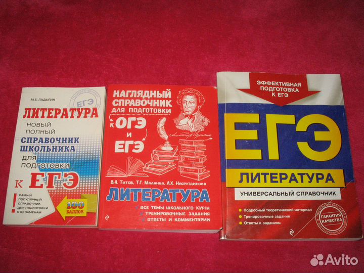 Егэ и огэ по литературе