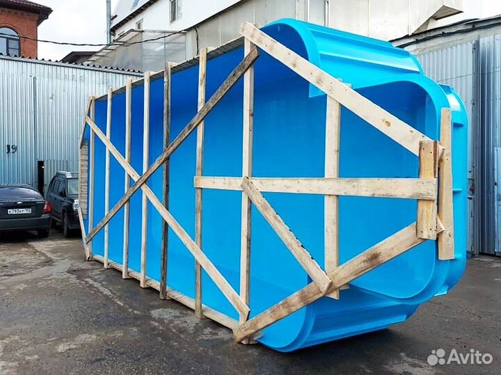 Бассейн 7х3 полипропиленовый