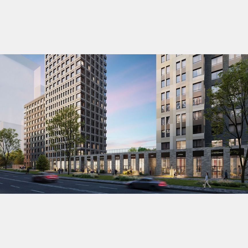 Квартира-студия, 42,3 м², 22/40 эт.