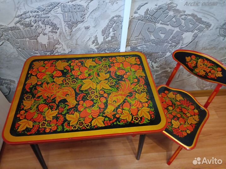 Детский стол и стул