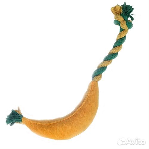 Банан макси 42х5см JOY текстильная игрушка для соб