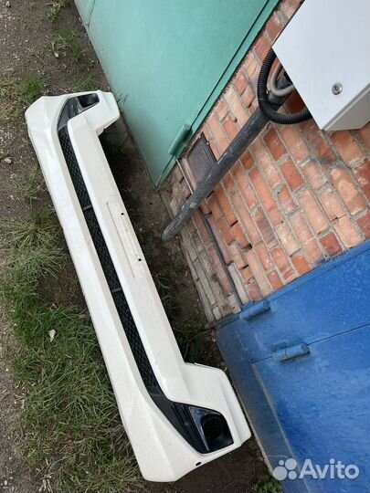 Накладка обвес на передний бампер LC Prado 150