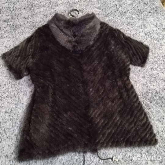 Норковая безрукавка