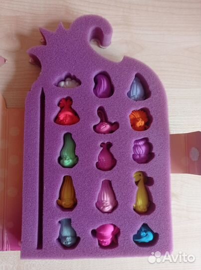 Ластики Тролли (набор в альбоме-пенале)