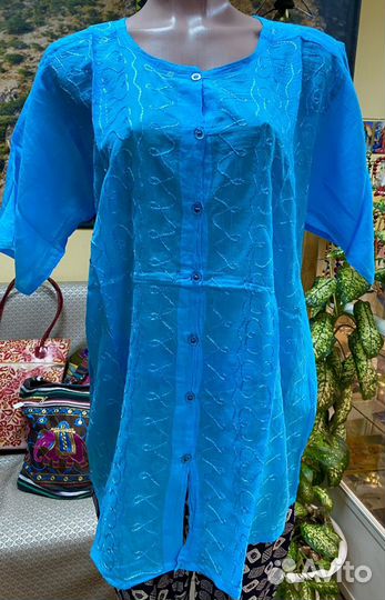 Блузка из хлопка-батиста, Индия