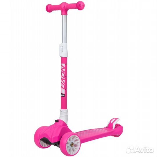 Самокат-кикборд Novatrack RainBow Pro Button