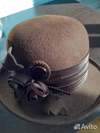 Шляпа фетровая женская