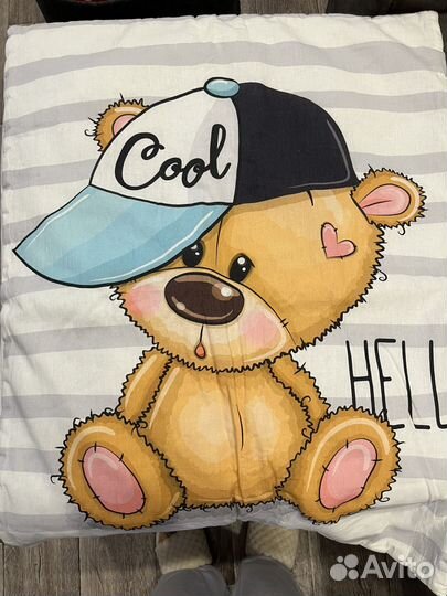 Бортики в детскую кроватку для мальчика