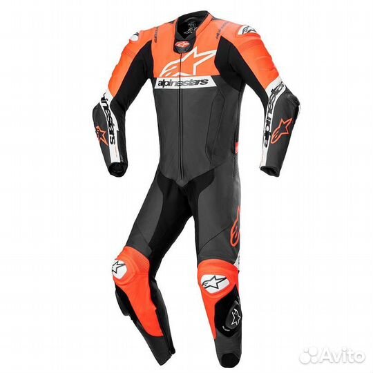 Alpinestars Missile V2 Ward 1PC Black-red fluo-whi