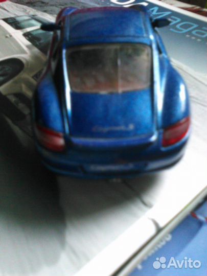 Автомодель Porshe Cayman S масштаб 134. Металл и Б