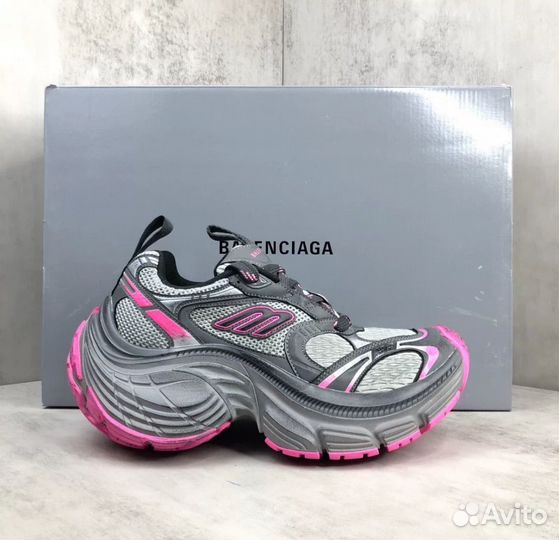 Кроссовки Balenciaga 10XL Grey/Pink Sneakers