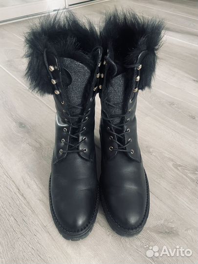 Ботинки Massimo Dutti, 38, натур.кожа, б/у