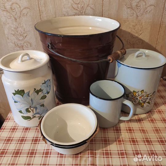 Эмалированная посуда СССР