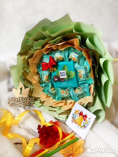 Съедобные букеты на 1 сентября/учителю