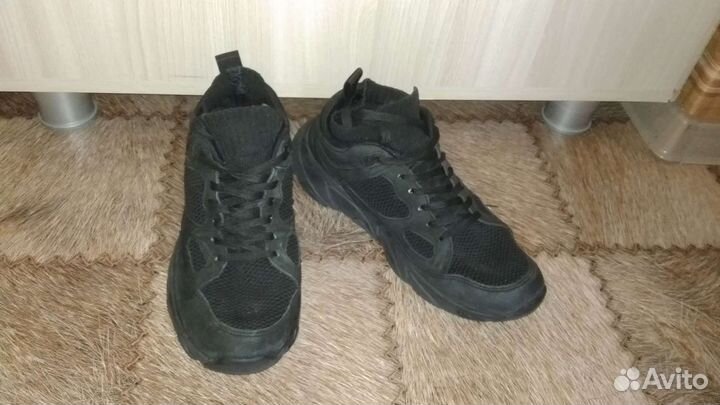 Ботинки кожа осень Кроссовки