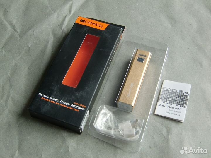Внешний аккумулятор Canyon CNE-cspb26 Новый