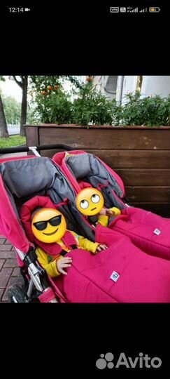 Коляска для двойни Bumbleride