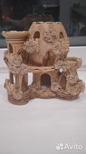 Грот для аквариума.Замок для рыбок