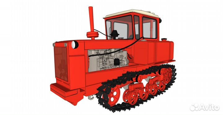 Вгтз Гусеничный трактор дт-75 (почтальон)