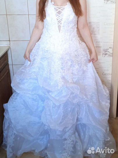 Свадебное пышное платье