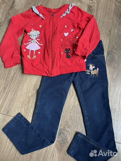 Вещи пакетом на девочку 122/128