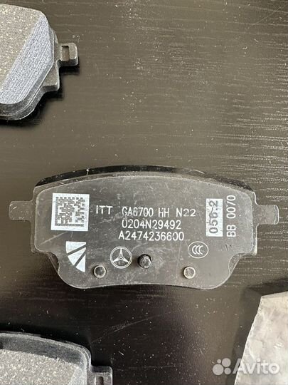 Задние колодки для Mercedes