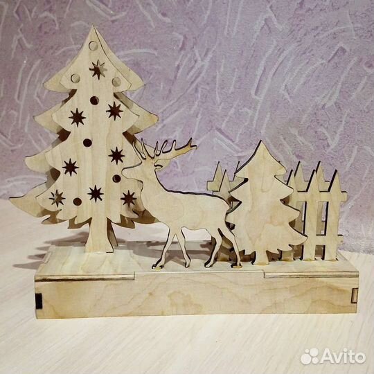 Салфетница с подсветкой