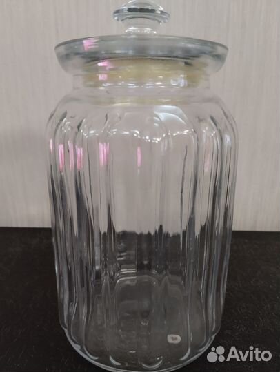 Банка для сыпучих продуктов стеклянная