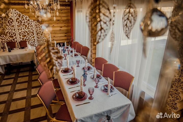 Банкетный зал, беседка, баня, бассейн