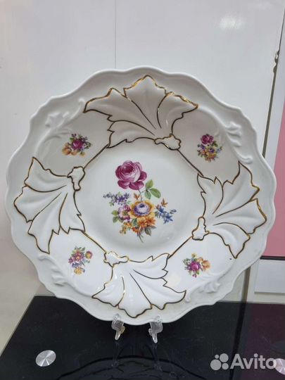 Коллекционное Сервировочное Блюдо - Тарелка «Цве