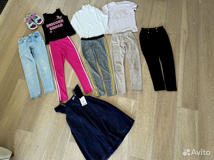 Одежда для девочки пакетом 134, 140