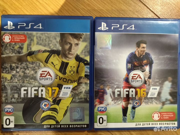 Игры для ps4 - FIFA (сборник 5 дисков)