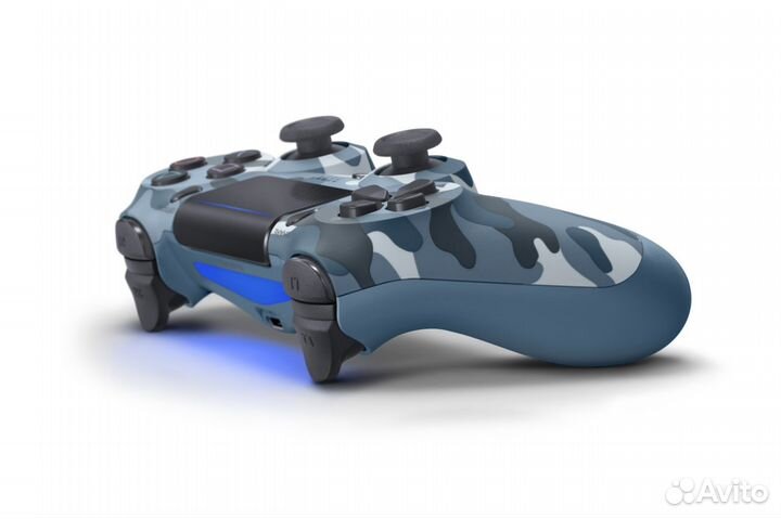 PS4 джойстик DualShock 4 V2 Blue Camouflage, новый