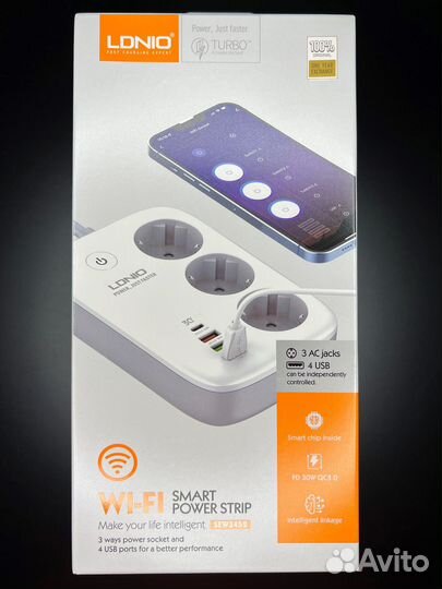 Сетевой фильтр Ldnio c Wi-fi