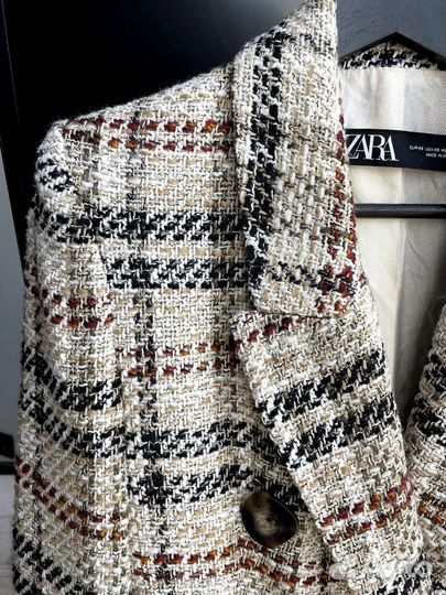 Пиджак твидовый