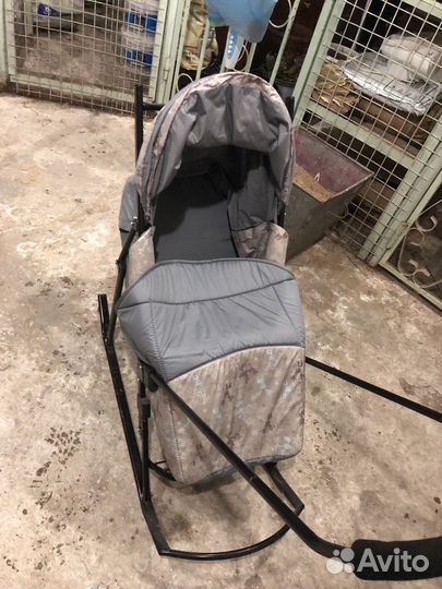 Детские санки коляска