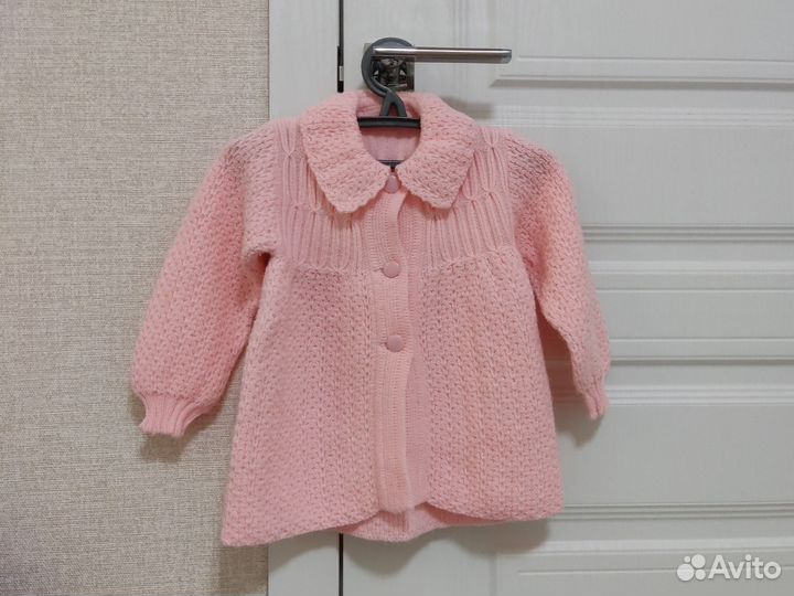 Детское трикотажное пальто/кофта СССР