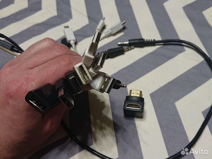 Кабели OTG micro USB-USB/3.5 мм, hdmi переходник