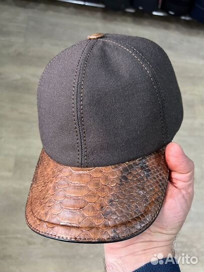 Кепки Питон Бейсболки из кожи Питона