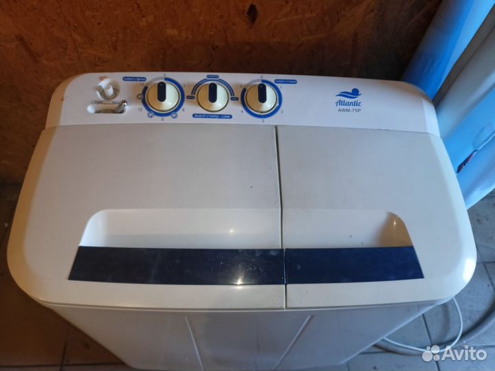 Хорошая стиральная машина-полуавтомат 7.5 кг