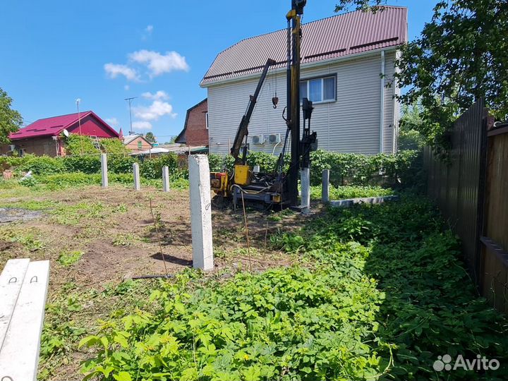 Забивание свай