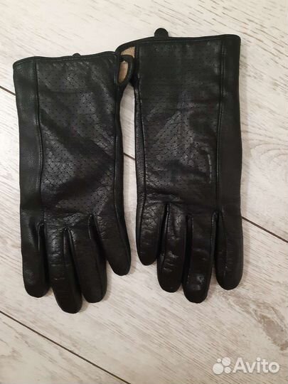 Перчатки натуральная кожа женские