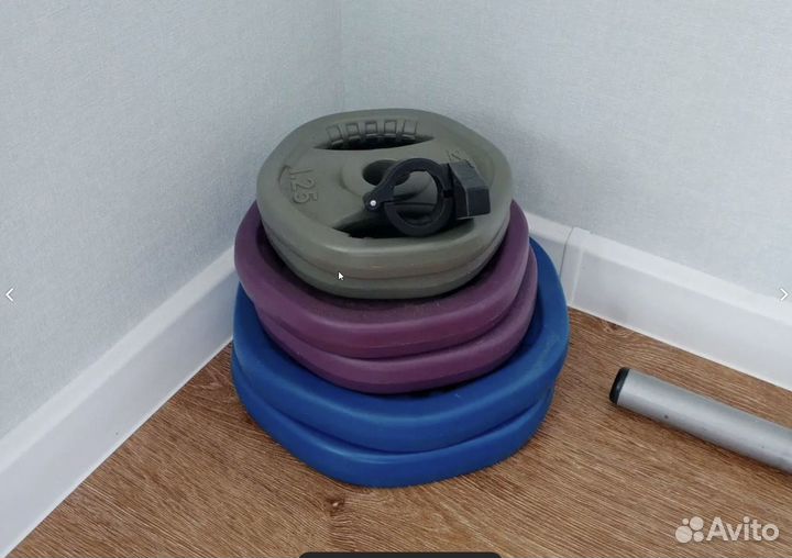 Штанга для аэробики Ziva с уретановыми дисками