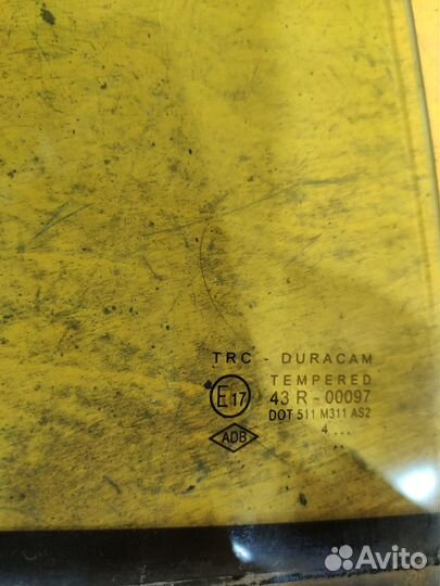 Форточка задняя правая для Renault Logan 2