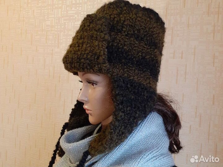 Шапка ушанка эксклюзив